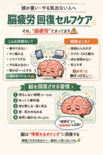 脳が重いと感じたら。「脳疲労」かも？簡単なセルフケア！